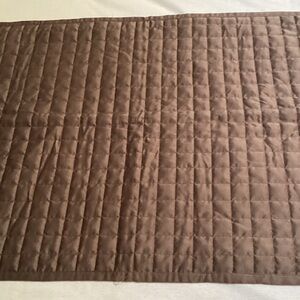 Luxurious Brown Quilted Pillow Cover